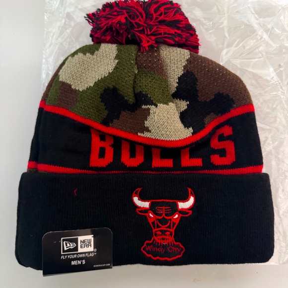 Chicago bulls beanie new camouflage unisex - Picture 1 of 2